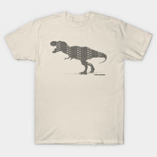 Tyrannosaurus Rex Typography T-Shirt